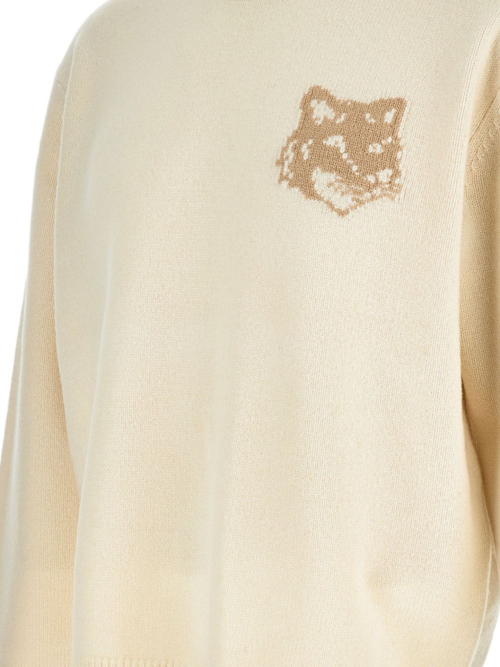 Maison Kitsuné Fox Head-intarsia sweater-3