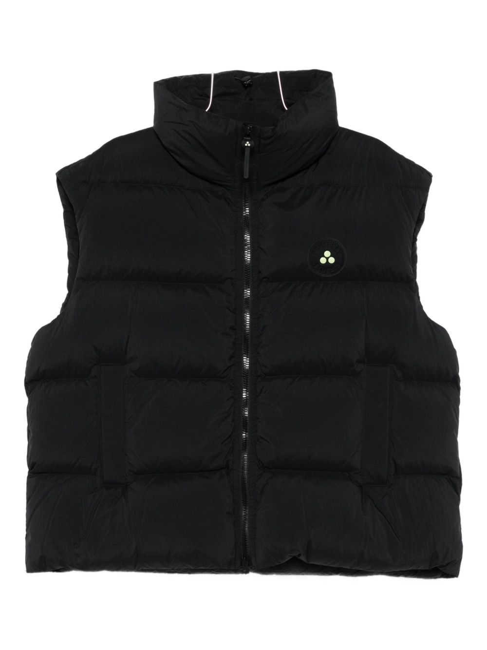Peuterey Plurals x Tony Effe Icon On Puffer Vest Black-thumbmail-1