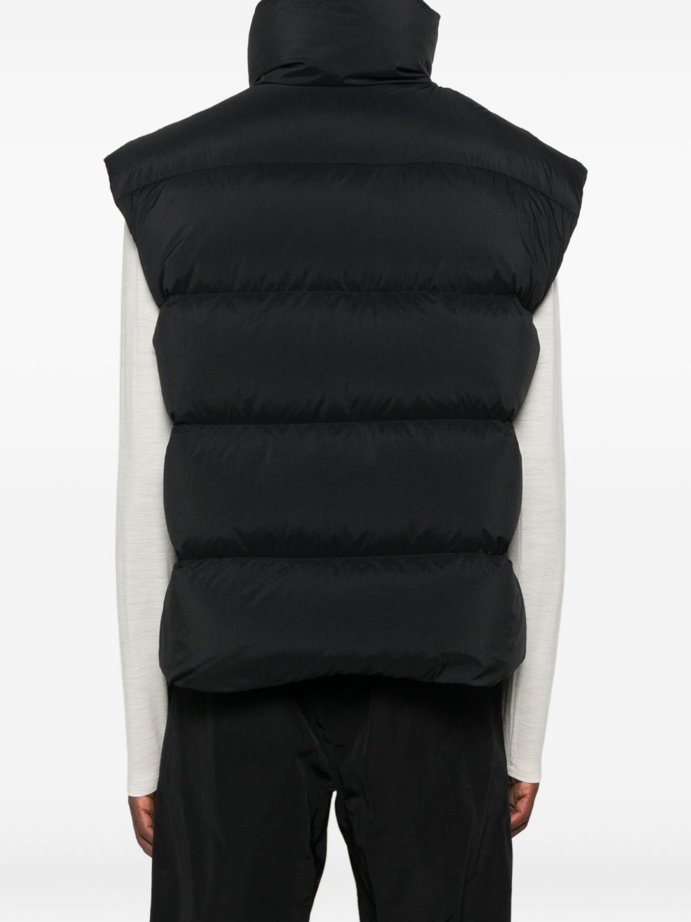 Peuterey Plurals x Tony Effe Icon On Puffer Vest Black-thumbmail-4