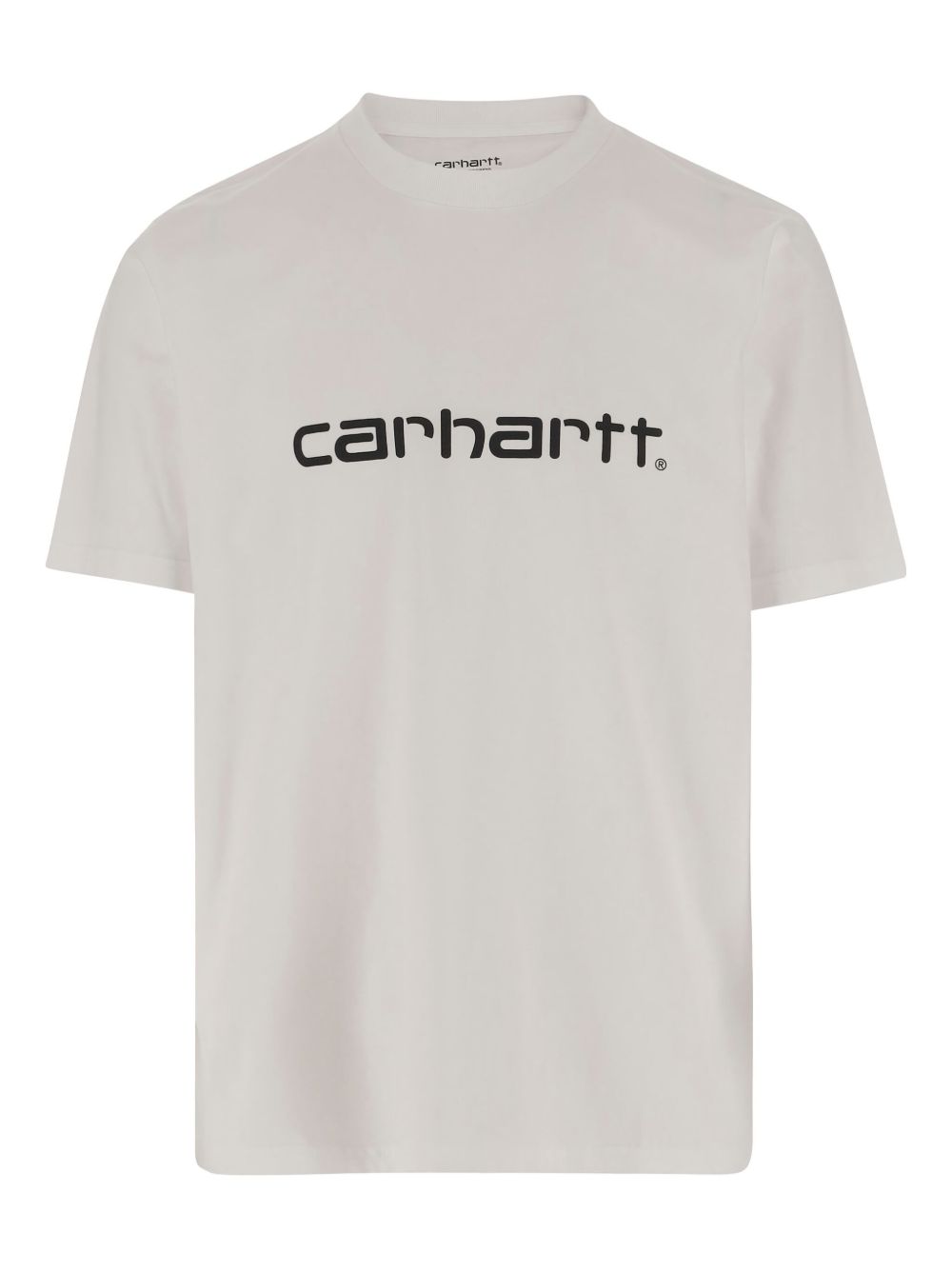 Carhartt WIP Logo T-Shirt Lichtgrijs Topwear Carhartt Wip Pre
