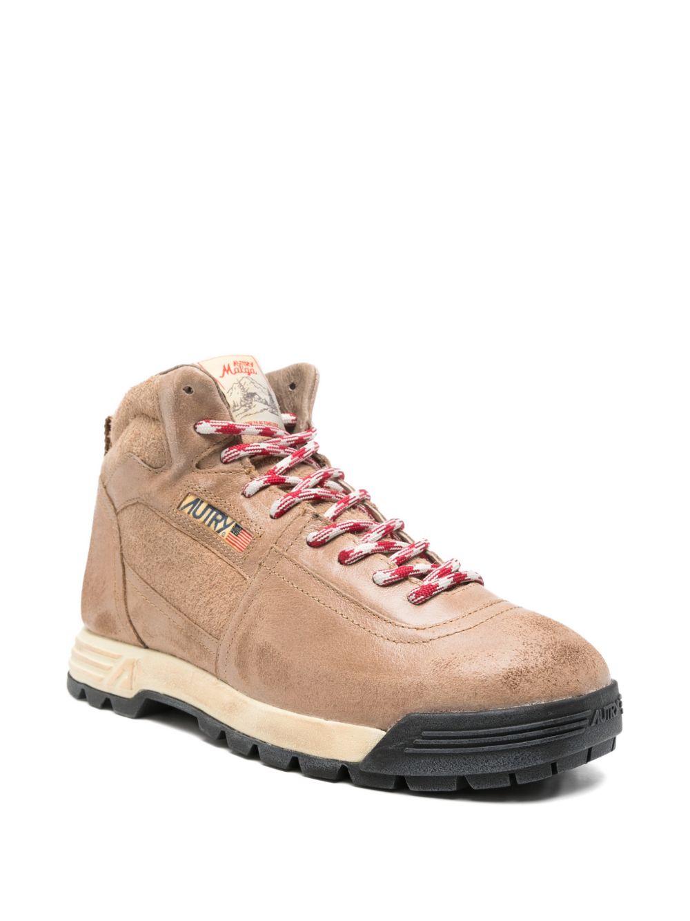 Autry Malga Boots Natural Suede Boots Autry