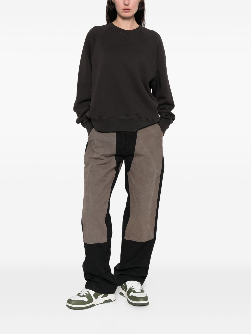 Stüssy Basic Crew Sweatshirt Black-thumbmail-3