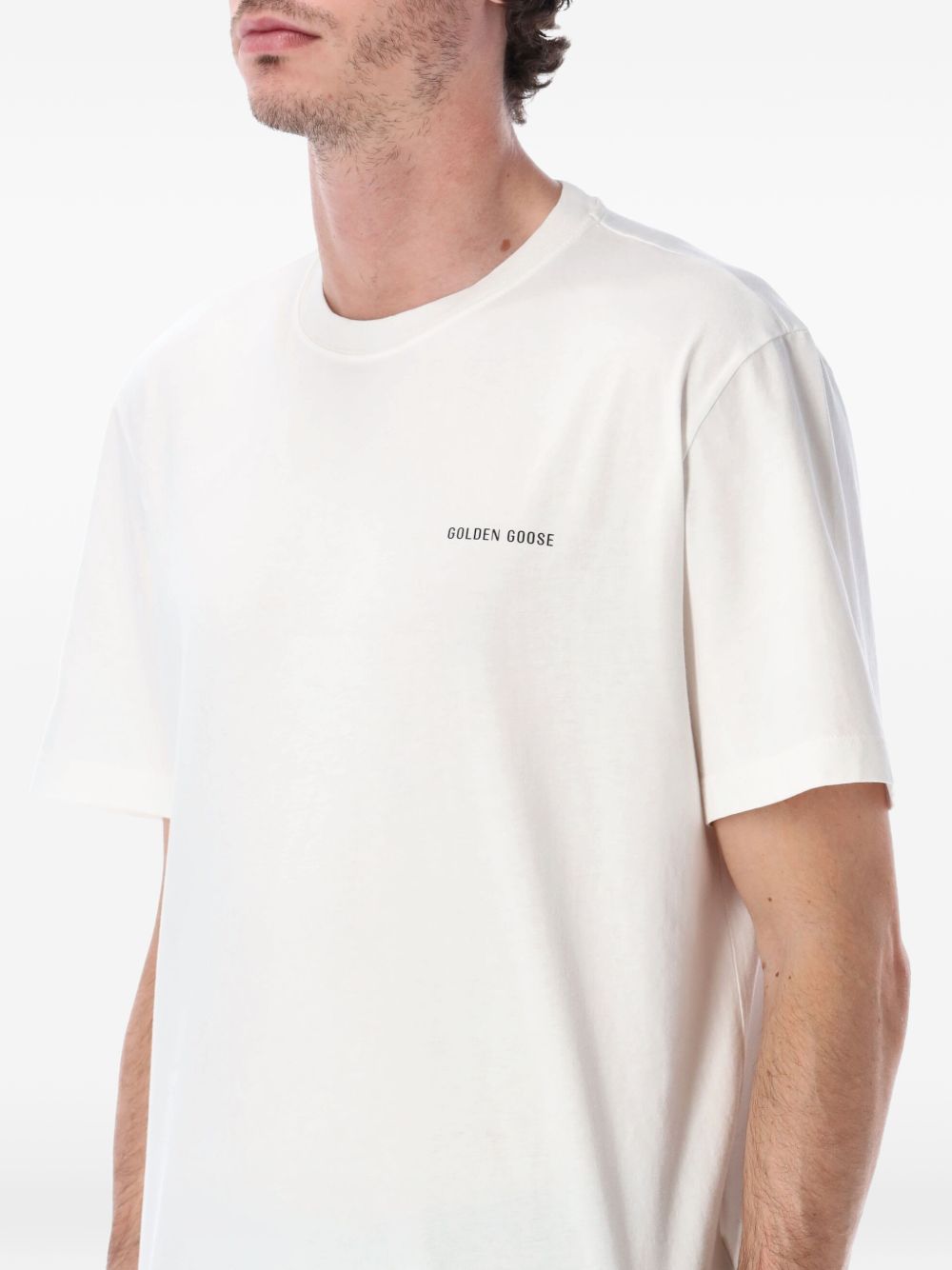 Golden Goose T-shirts and Polos White-3
