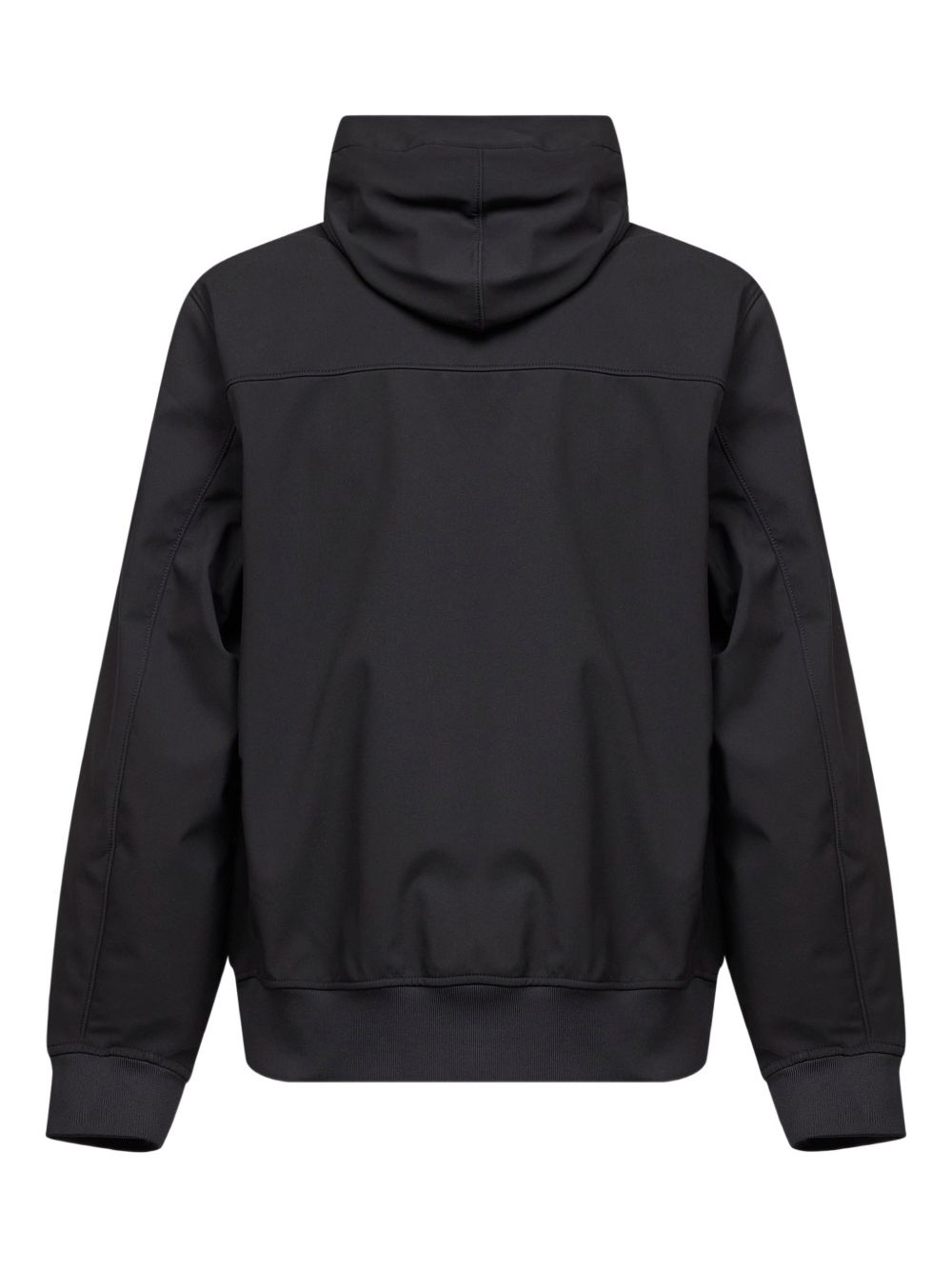 Stone Island 4100118 Light Soft Shell-R Hooded Jacket Black