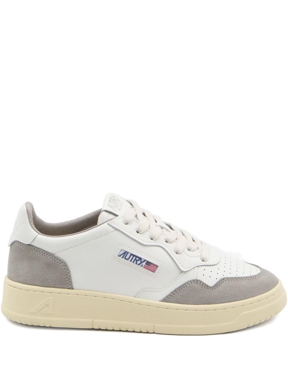 Autry Medalist Low Sneakers White Grey