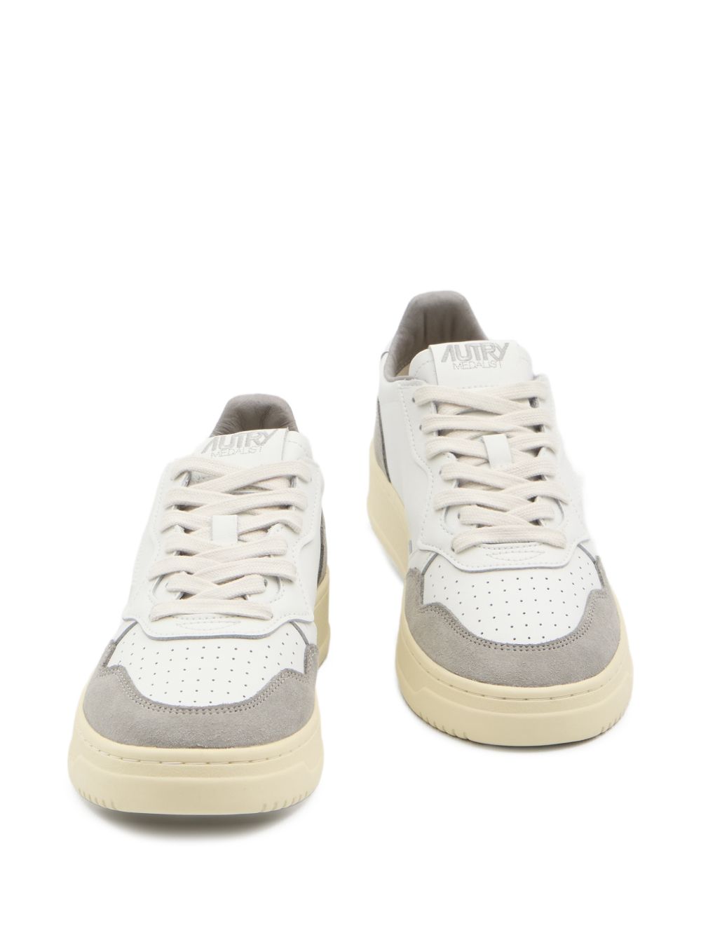 Autry Medalist Low Sneakers White Grey-thumbmail-4