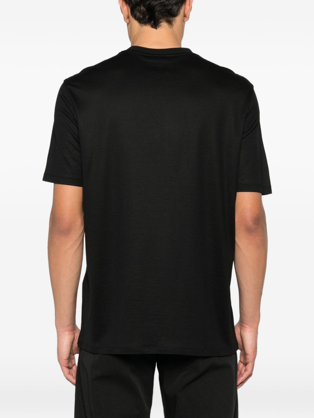 Emporio Armani zwart T-shirt, zijaanzicht regular fit
