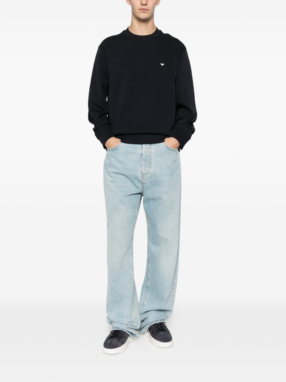 Emporio Armani Sweaters Blue-5