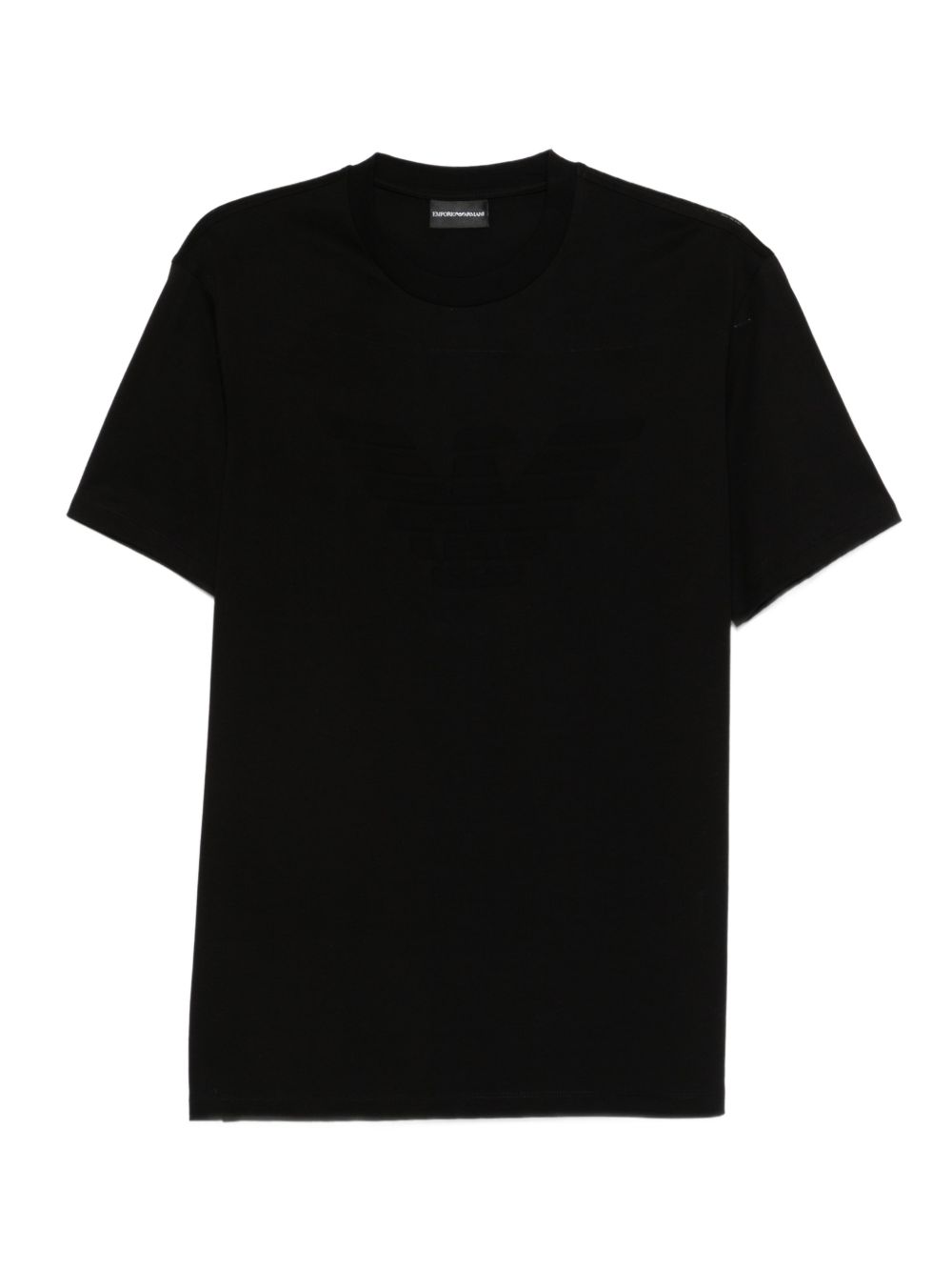 Emporio Armani Eagle Patch T-shirt Zwart Topwear Emporio Armani