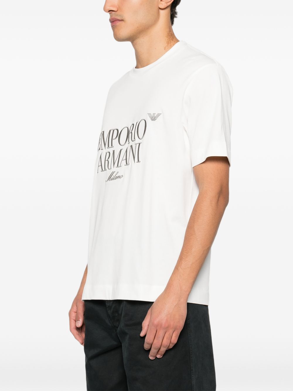 Emporio Armani T-shirts and Polos White-5