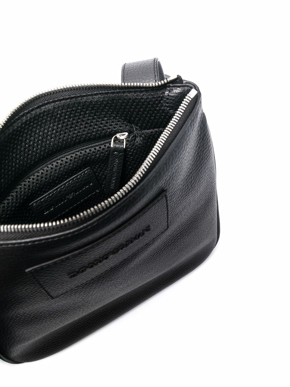Emporio Armani logo-embossed messenger bag-5