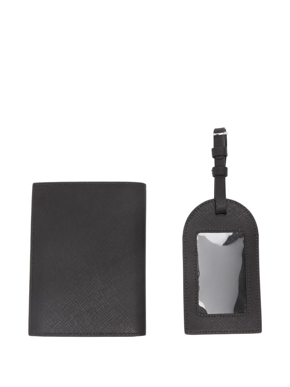 Emporio Armani Paspoorthouder en Kofferlabel Donkerbruin Paspoorthouders Emporio Armani