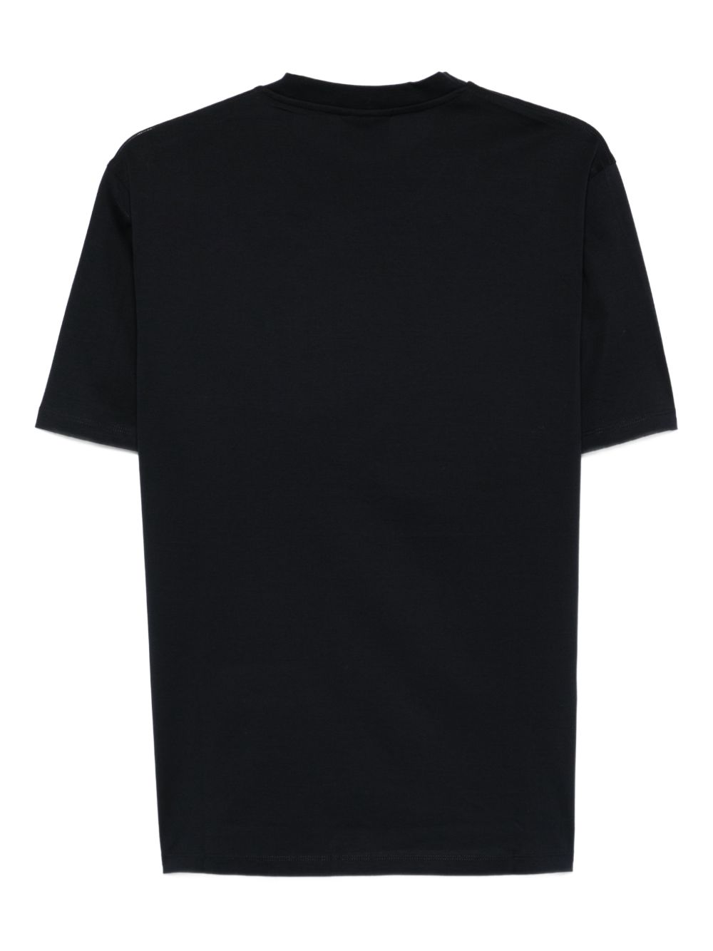 Emporio Armani Heavy Jersey Embossed Logo T-shirt Zwart Topwear Emporio Armani