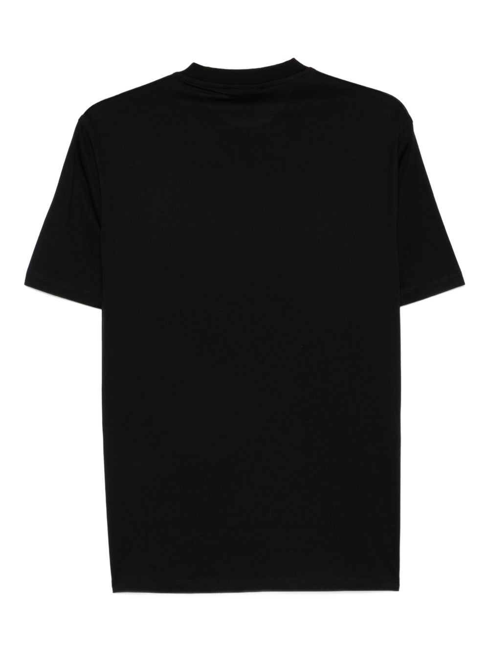 Emporio Armani Logo Katoenen Jersey T-shirt Zwart Topwear Emporio Armani