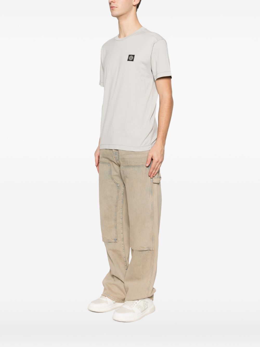 Stone Island T-shirts and Polos Grey-3