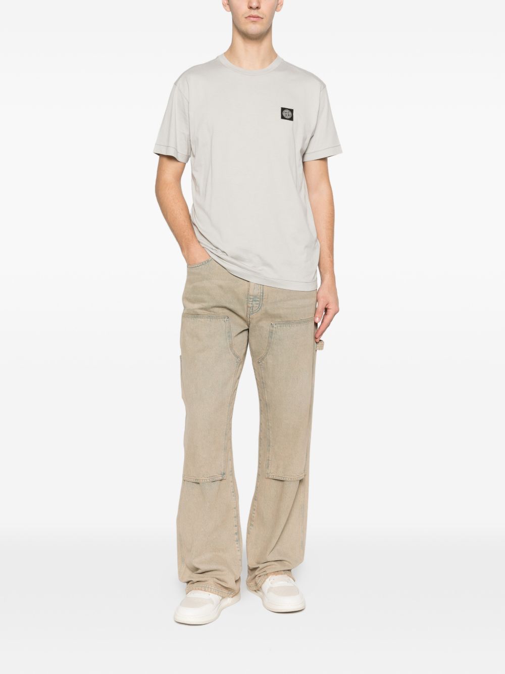 Stone Island T-shirts and Polos Grey-5
