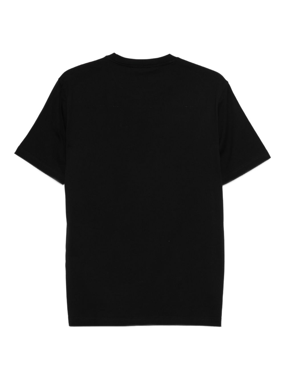 Emporio Armani Flocked EA-Logo T-shirt Zwart Topwear Emporio Armani