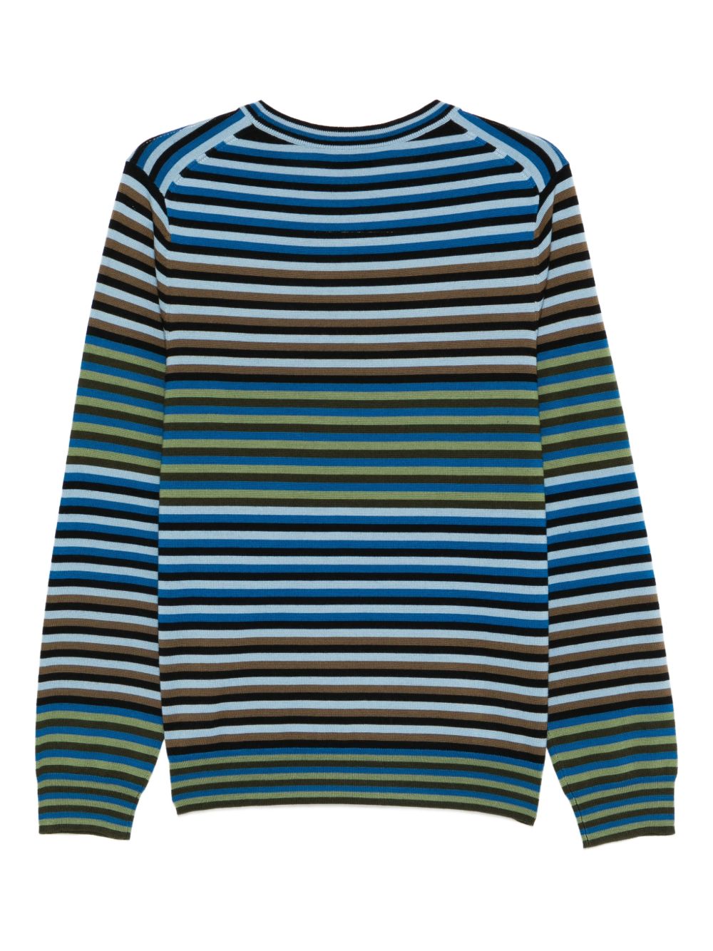 PS By Paul Smith Gestreepte Wollen Sweater Blauw Topwear PS By Paul Smith