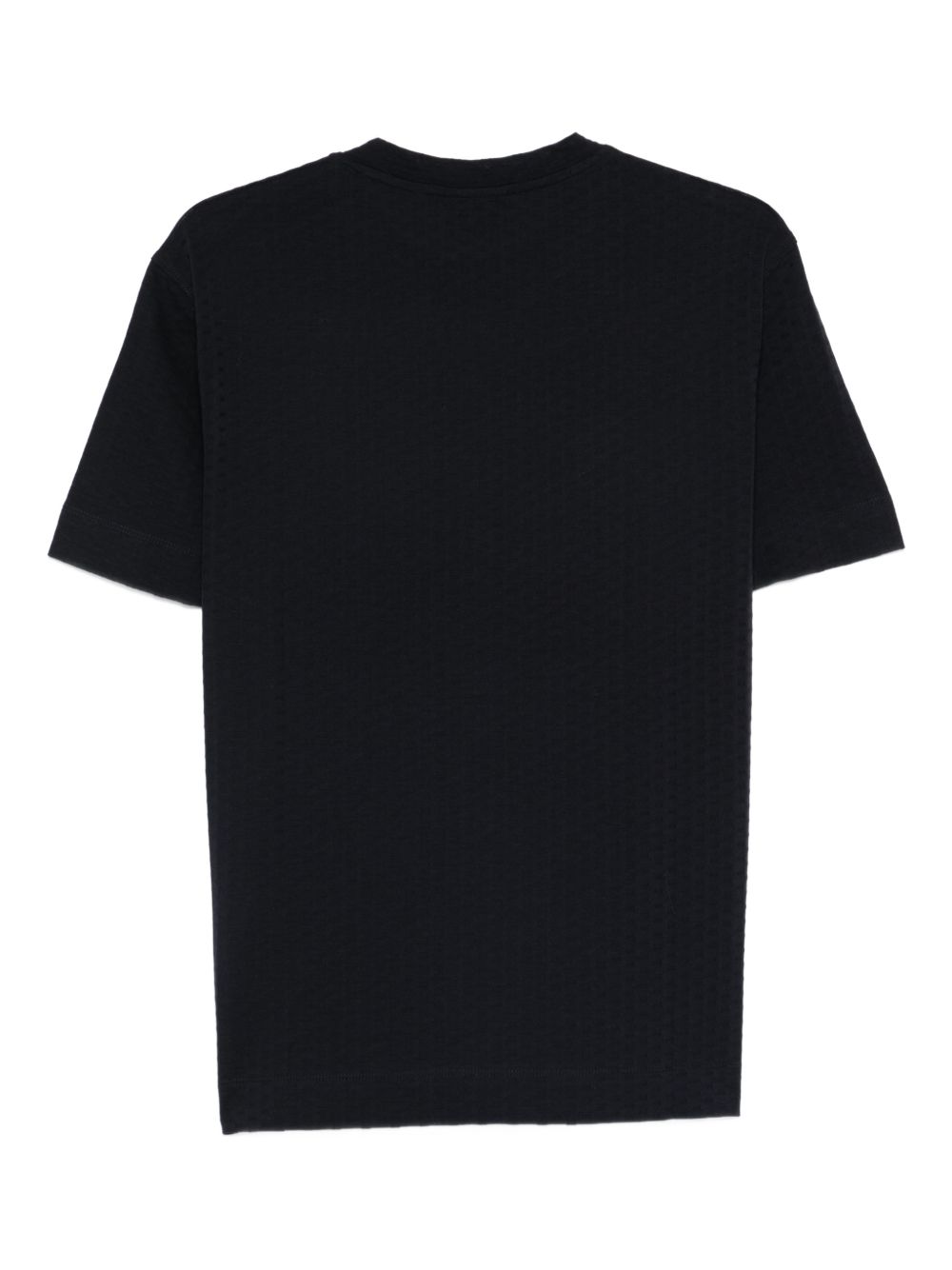 Emporio Armani Cotton T-Shirt with Logo Black-thumbmail-3