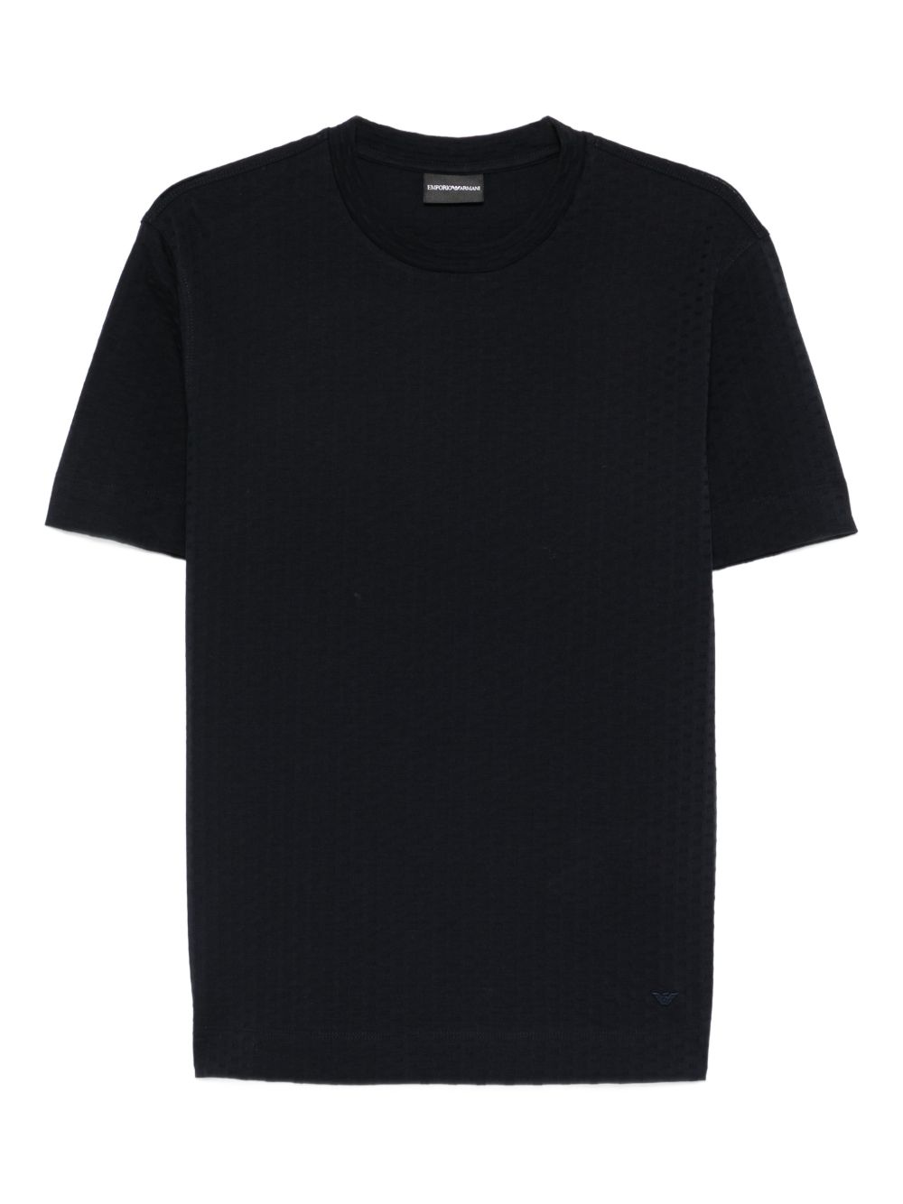 Emporio Armani Eagle Logo Katoen T-shirt Donkerblauw