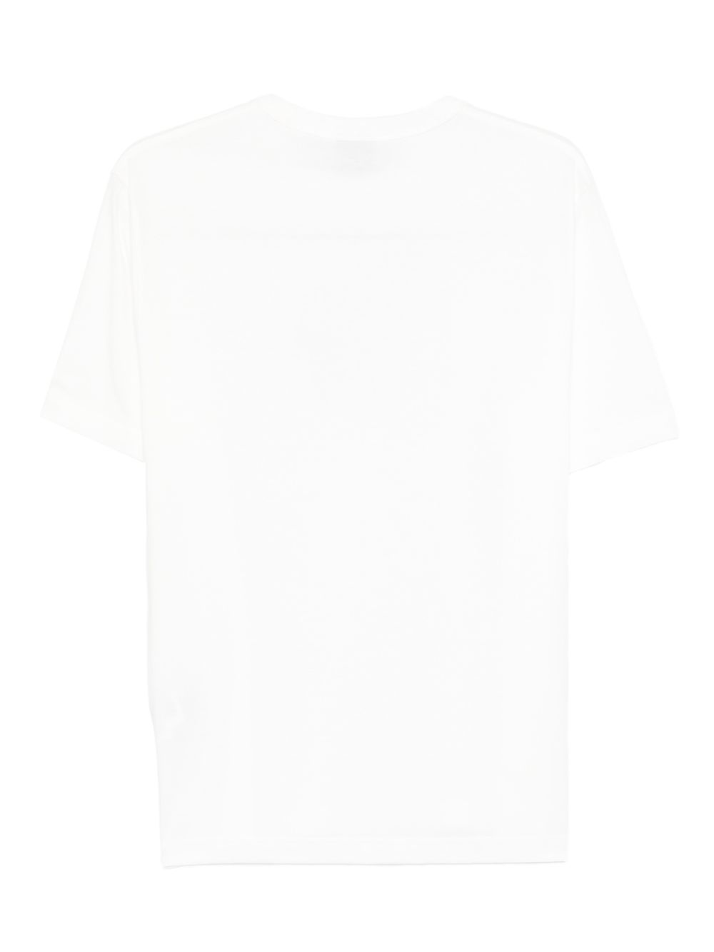PS By Paul Smith Zebra Print Organic Cotton T-shirt Wit Topwear PS By Paul Smith