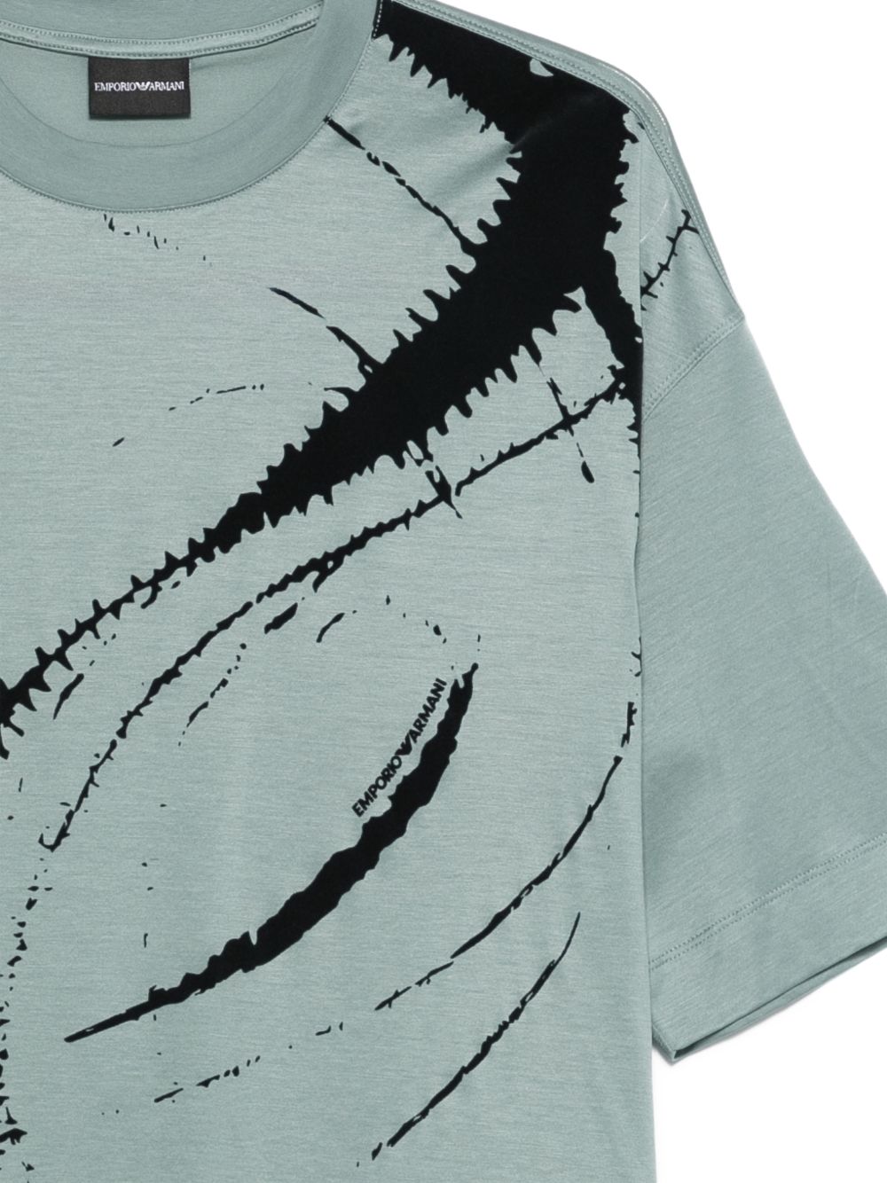 Emporio Armani T-shirts and Polos Clear Blue-3