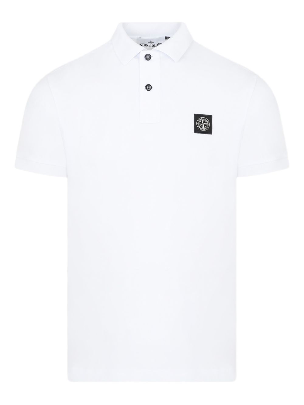 Stone Island Cotton Piqué Polo Shirt White