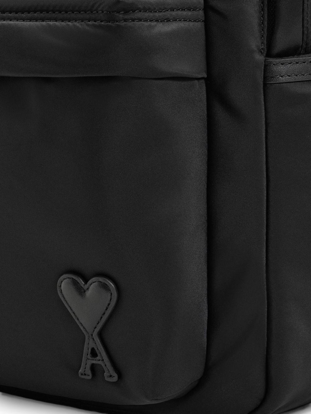 Ami Paris Ami de Coeur Backpack Black-thumbmail-5