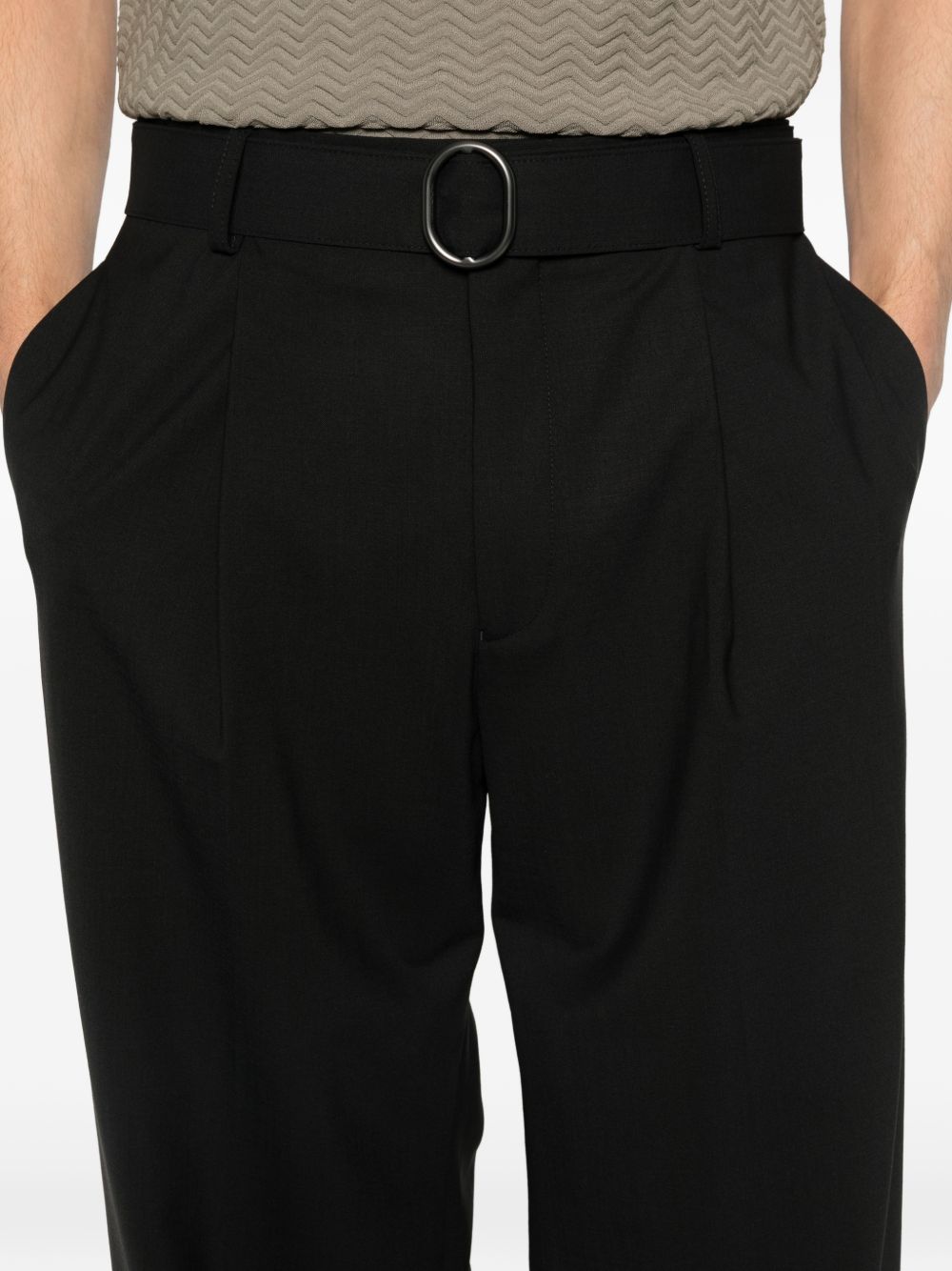 Emporio Armani E.ARMANI EXCLUSIVE PRE Trousers Black-3