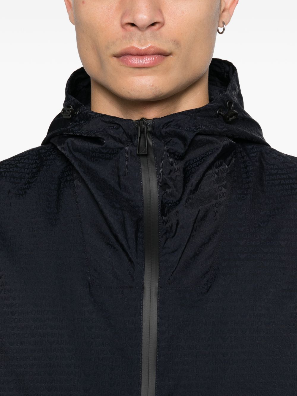 Emporio Armani Nylon Blouson Jack Navy Jackets Emporio Armani