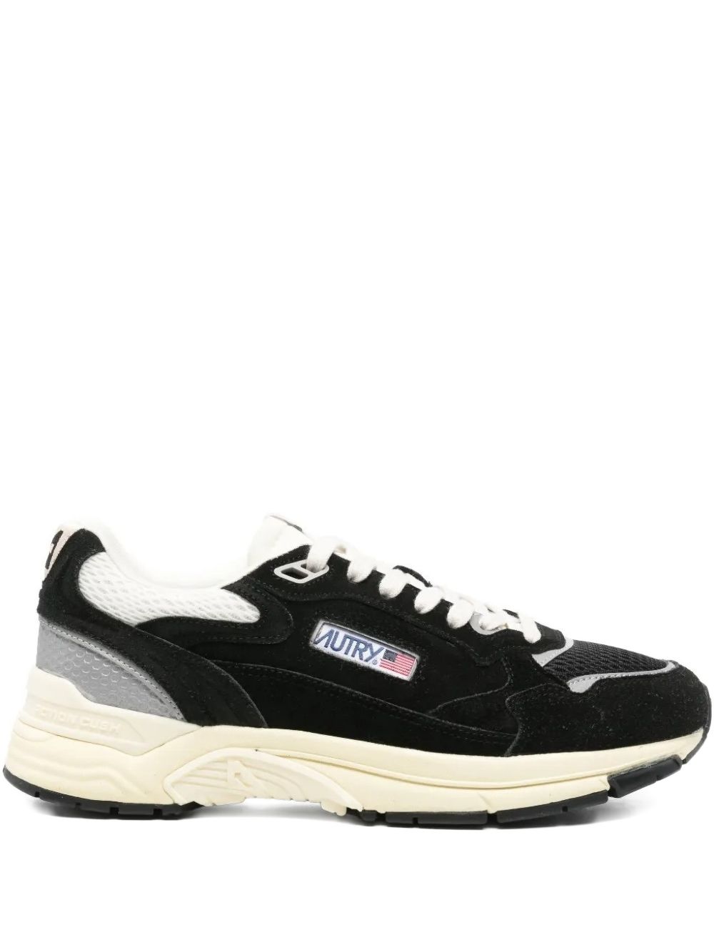 Autry Hyperway Sneakers Black Suede Nylon Sneakers Autry
