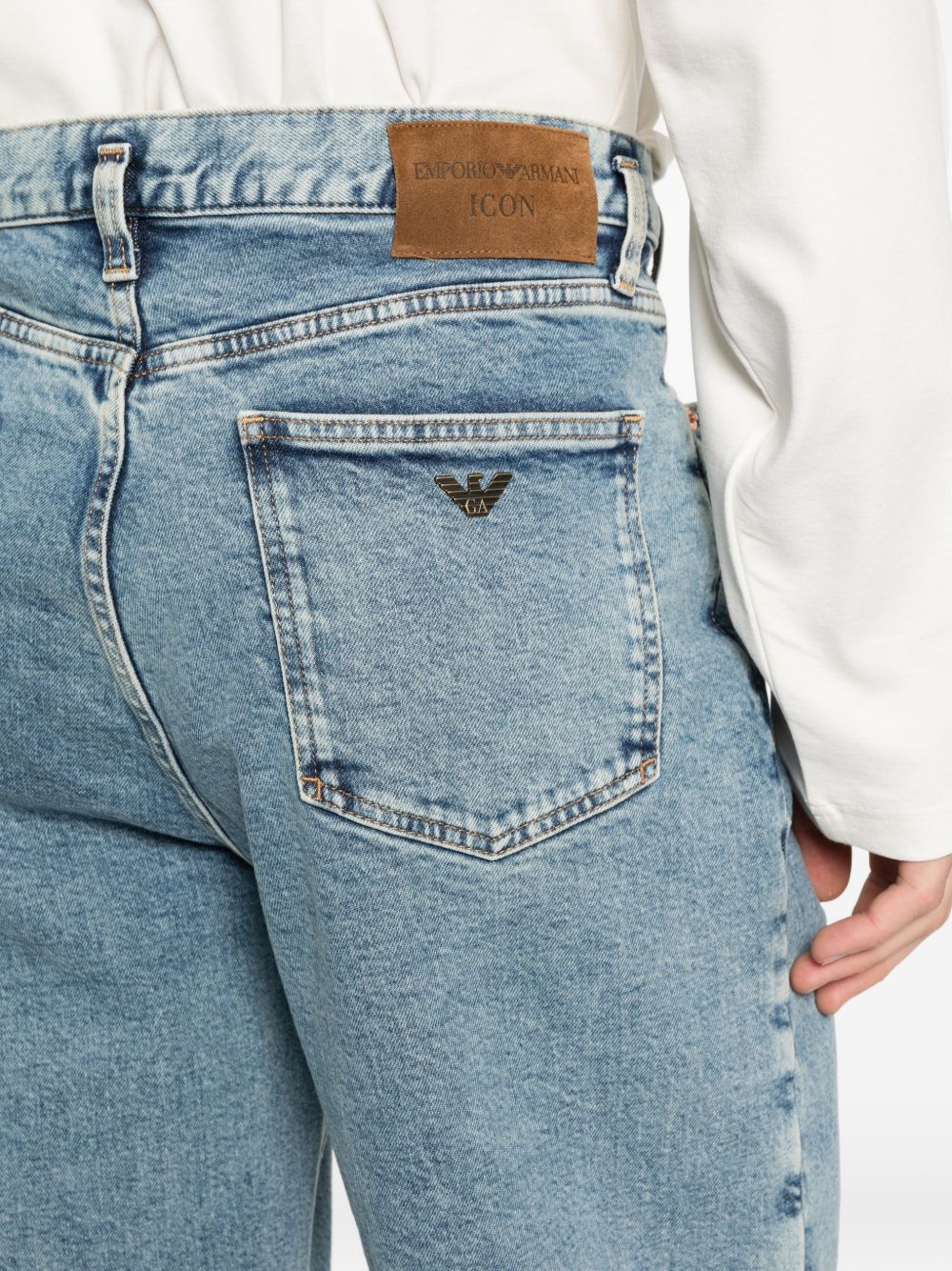 EMPORIO ARMANI CAPSULE PRE Jeans Clear Blue-4