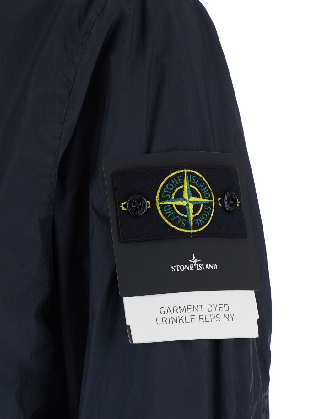 Stone Island Crinkle Reps NY Stand Collar Jack Marineblauw-thumbmail-2