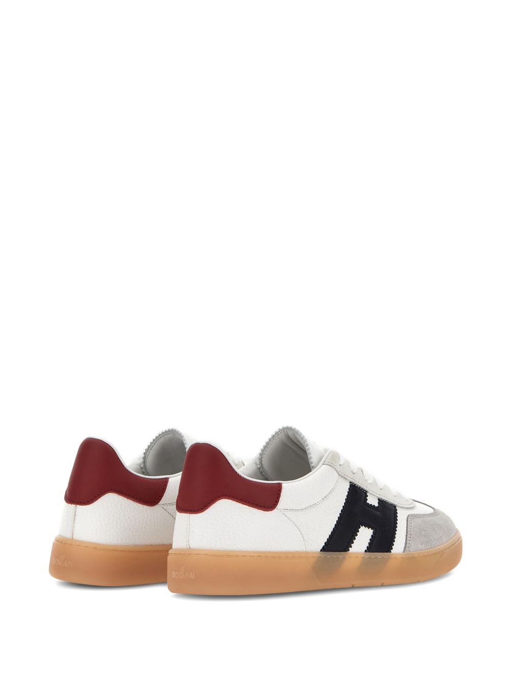 Hogan H-Stripes Sneakers White Navy Red-thumbmail-2