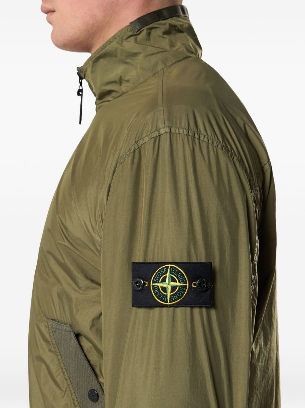 Stone Island Wool and nylon bomber jacket Jackets Stone Island