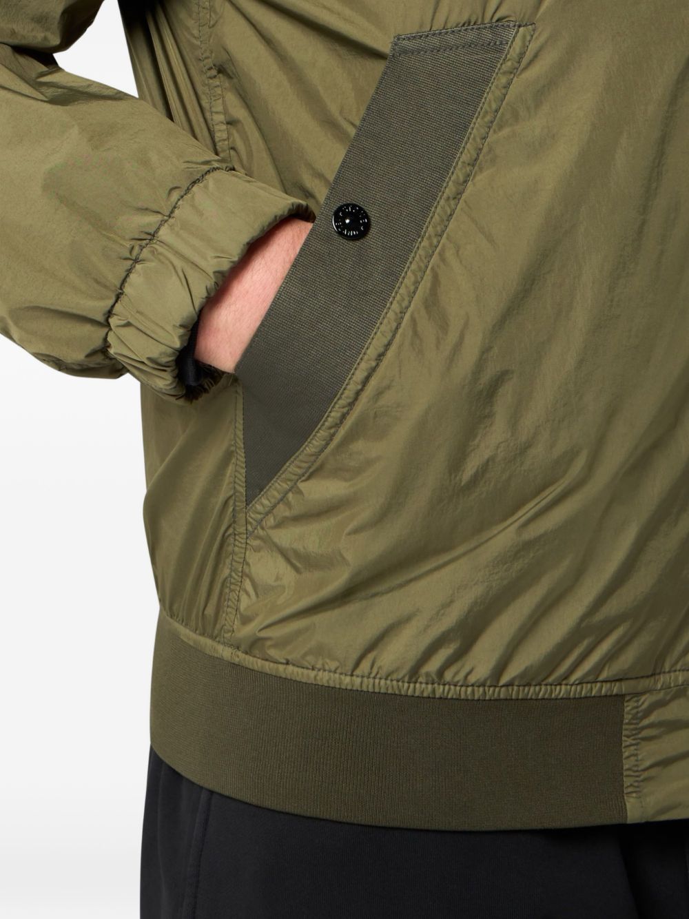 Stone Island Wool and nylon bomber jacket Jackets Stone Island