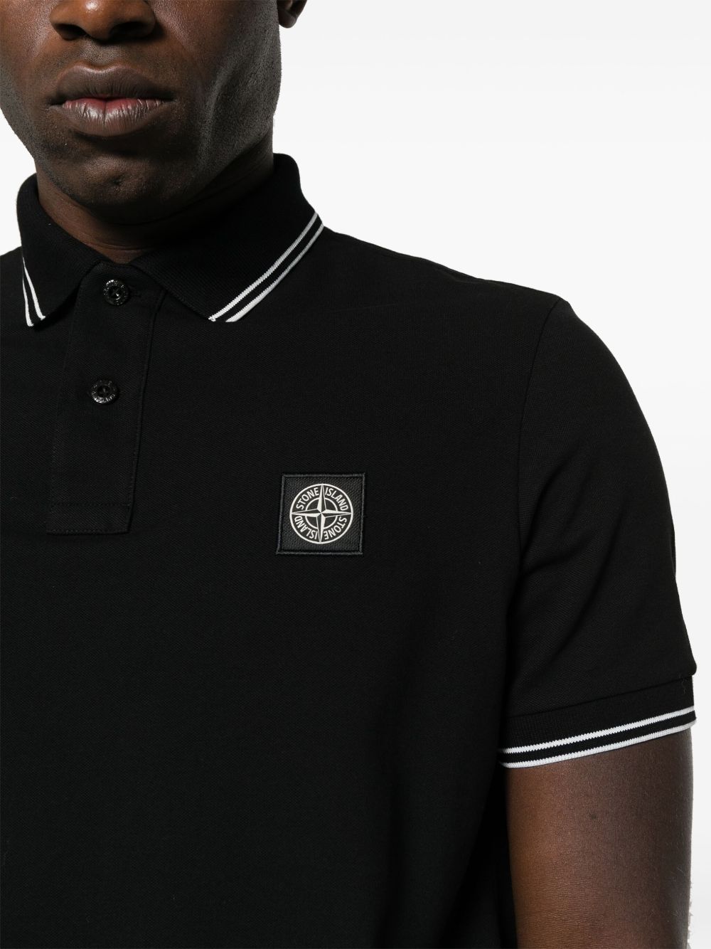 Stone Island T-shirts and Polos Black