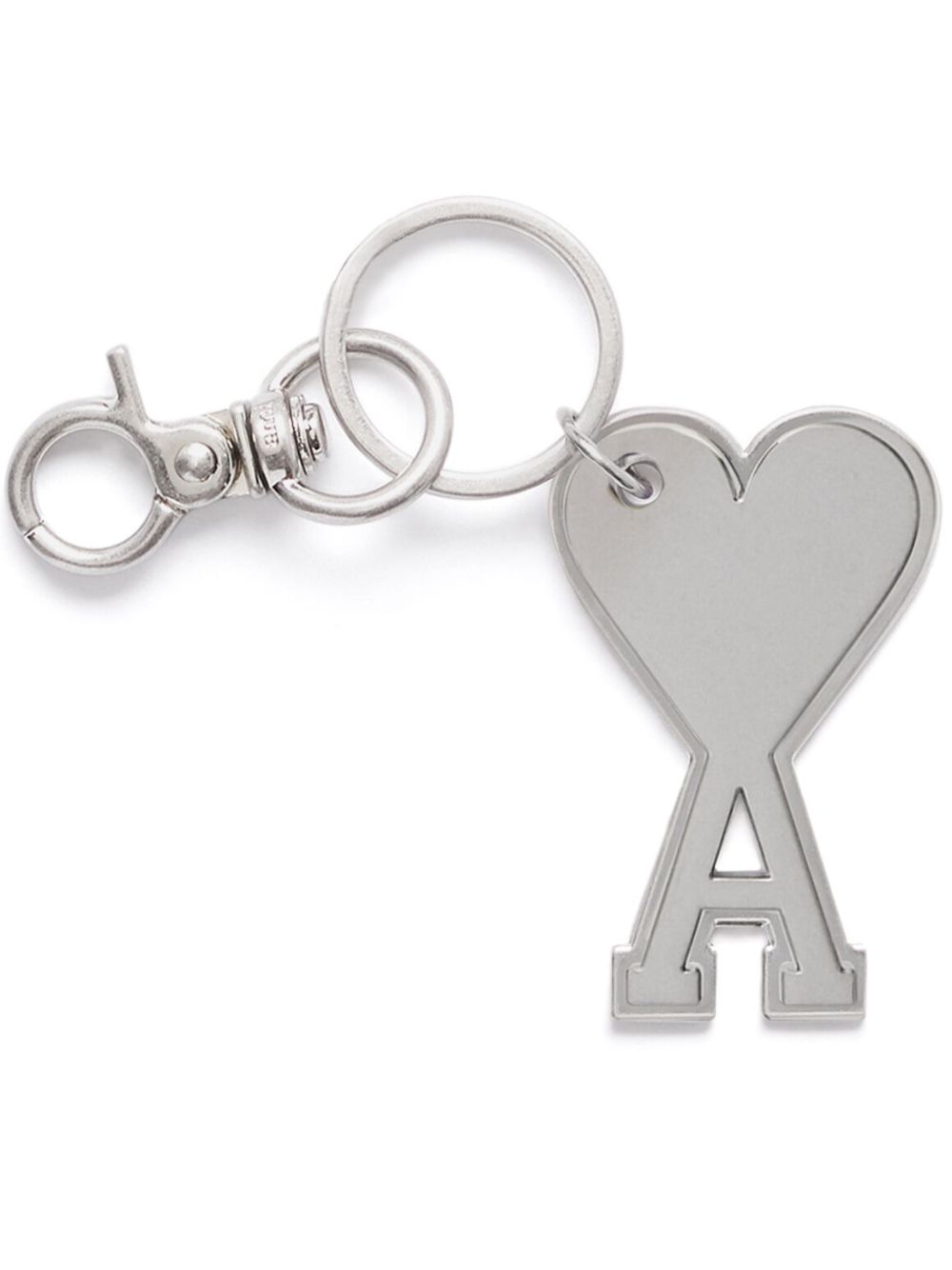 Ami Paris Ami De Coeur Sleutelhanger Vibrated Silver Metaal Small Leather Goods Ami Paris