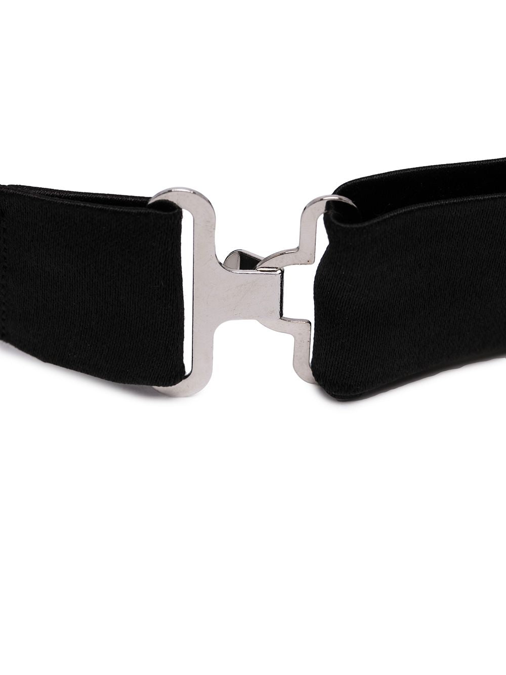 Emporio Armani Geknoopte Vlinderstrik Micro Getextureerde Zijde Zwart Other Emporio Armani