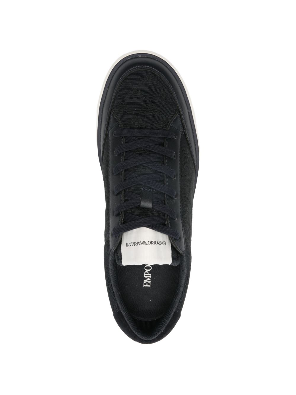 Emporio Armani Jacquard sneakers with an all-over eagle Sneakers Emporio Armani