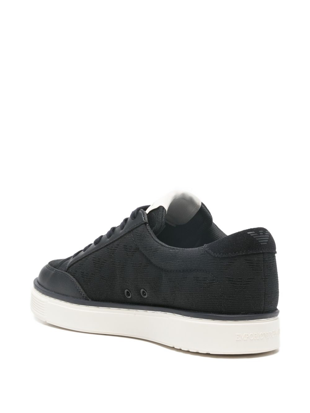 Emporio Armani Jacquard sneakers with an all-over eagle Sneakers Emporio Armani