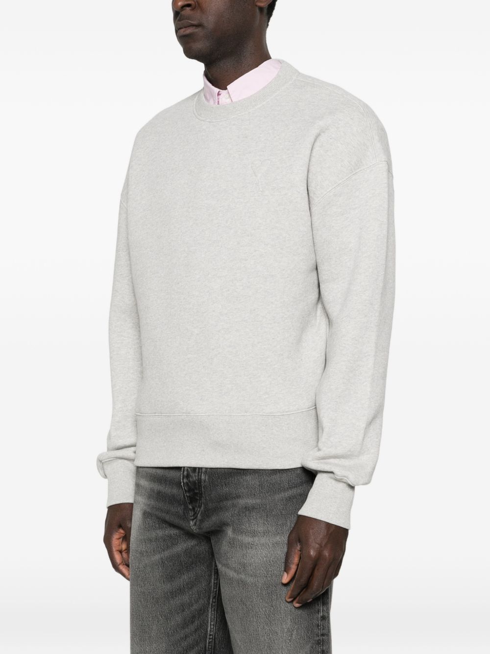 Ami Paris Sweaters Grey