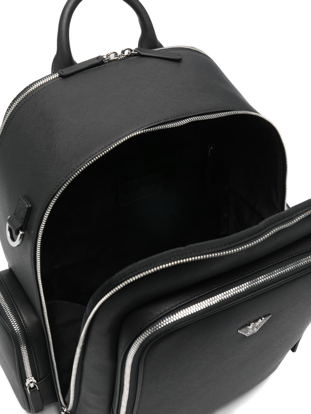 Emporio Armani ASV regenerated Saffiano backpack-4