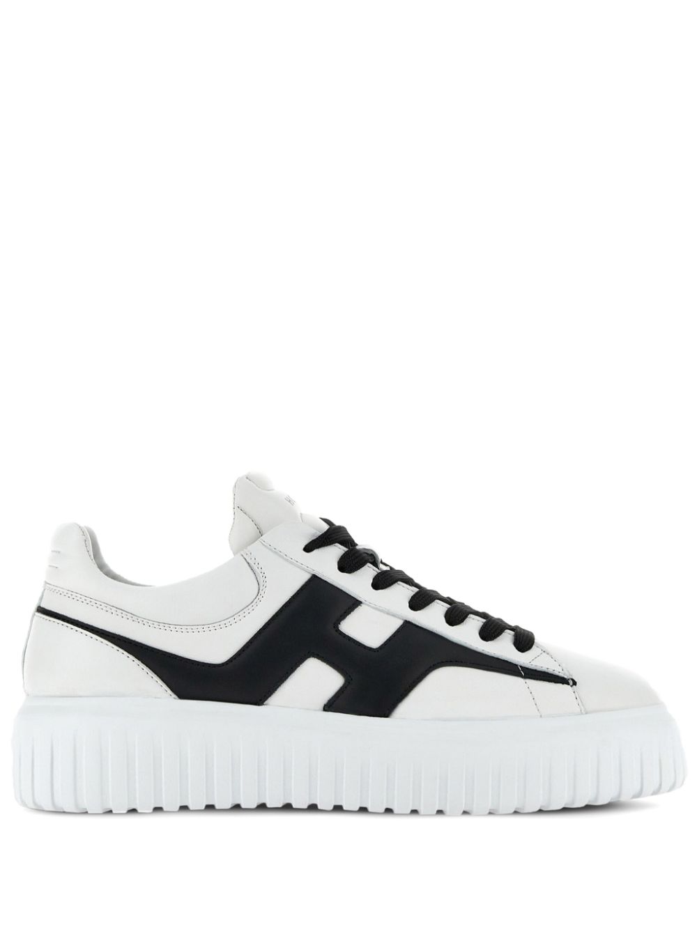 Hogan H-Stripes Sneakers White Black