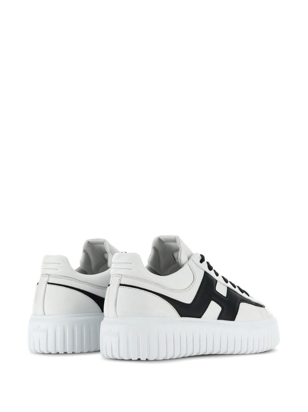 Hogan H-Stripes Sneakers White Black-thumbmail-6