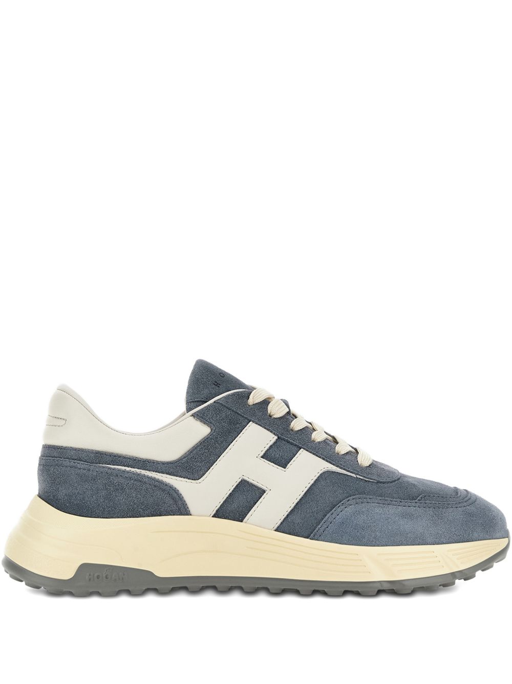 Hogan H-Stripes Sneakers Blue Beige