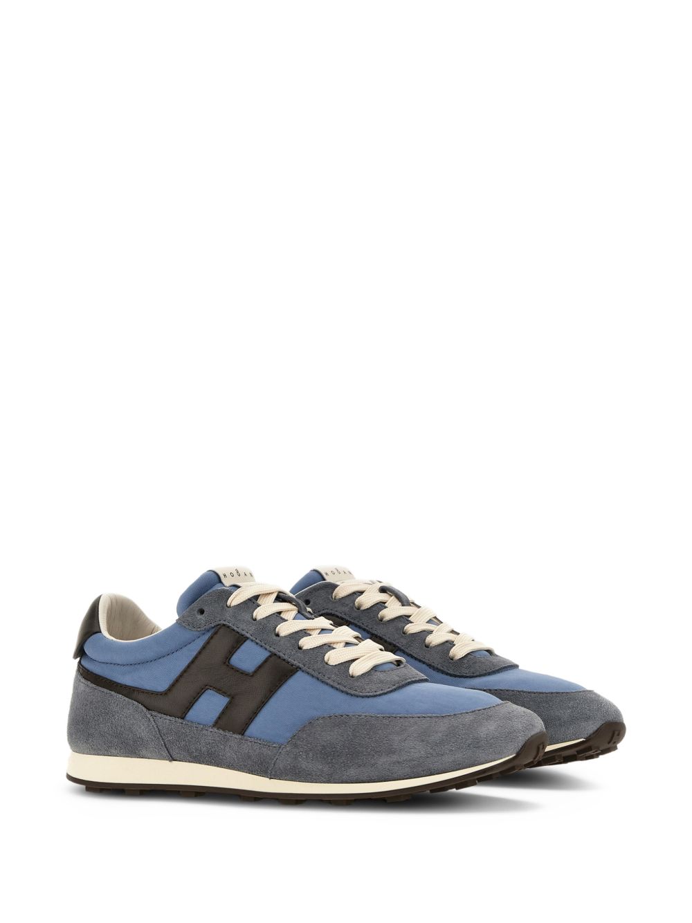Hogan H699 Athletic Sneakers met Suède Upper Lichtblauw Sneakers Hogan