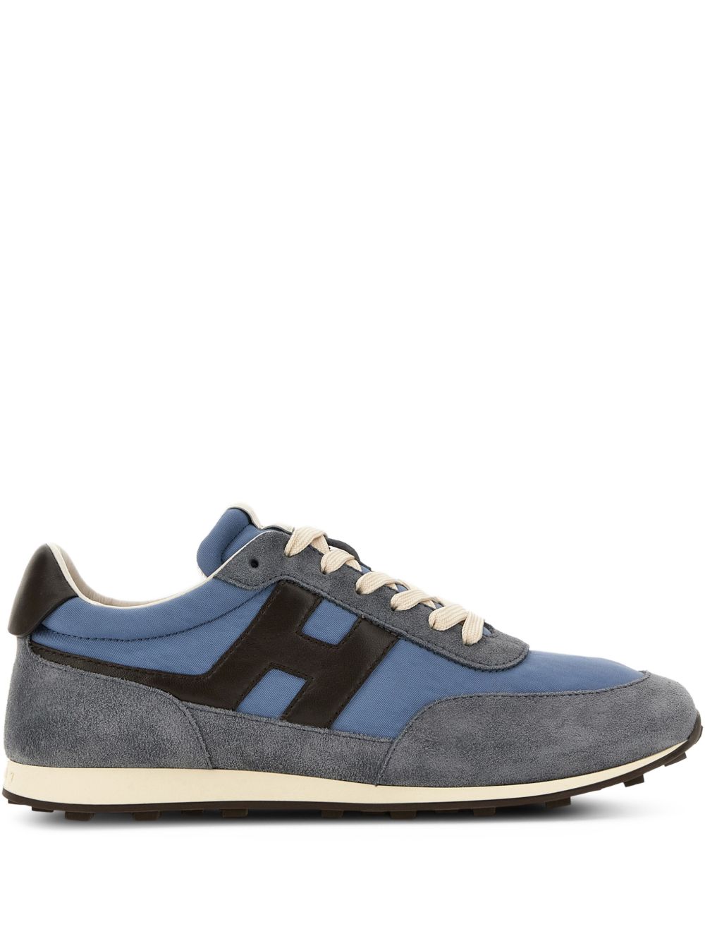 Hogan H699 Athletic Sneakers met Suède Upper Lichtblauw