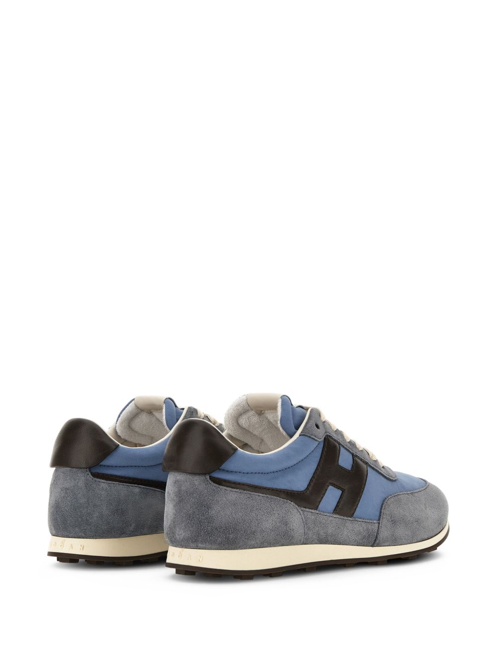 Hogan H699 Athletic Sneakers met Suède Upper Lichtblauw Sneakers Hogan