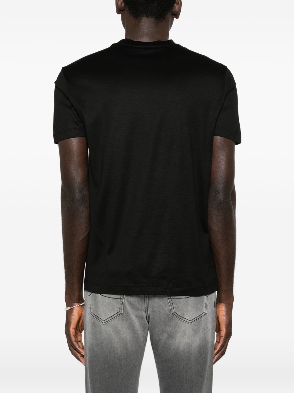 Emporio Armani T-shirt zwart, achteraanzicht